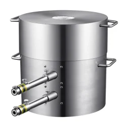VEVOR Propane Melting Furnace Kit, 16KG/35lbs Gas Metal Melting Furnace Kit, Dual Burner Foundry Home Kiln with Crucibles and Tongs, Smelting Casting Tool for Gold Silver Copper Aluminum Metal Recycle