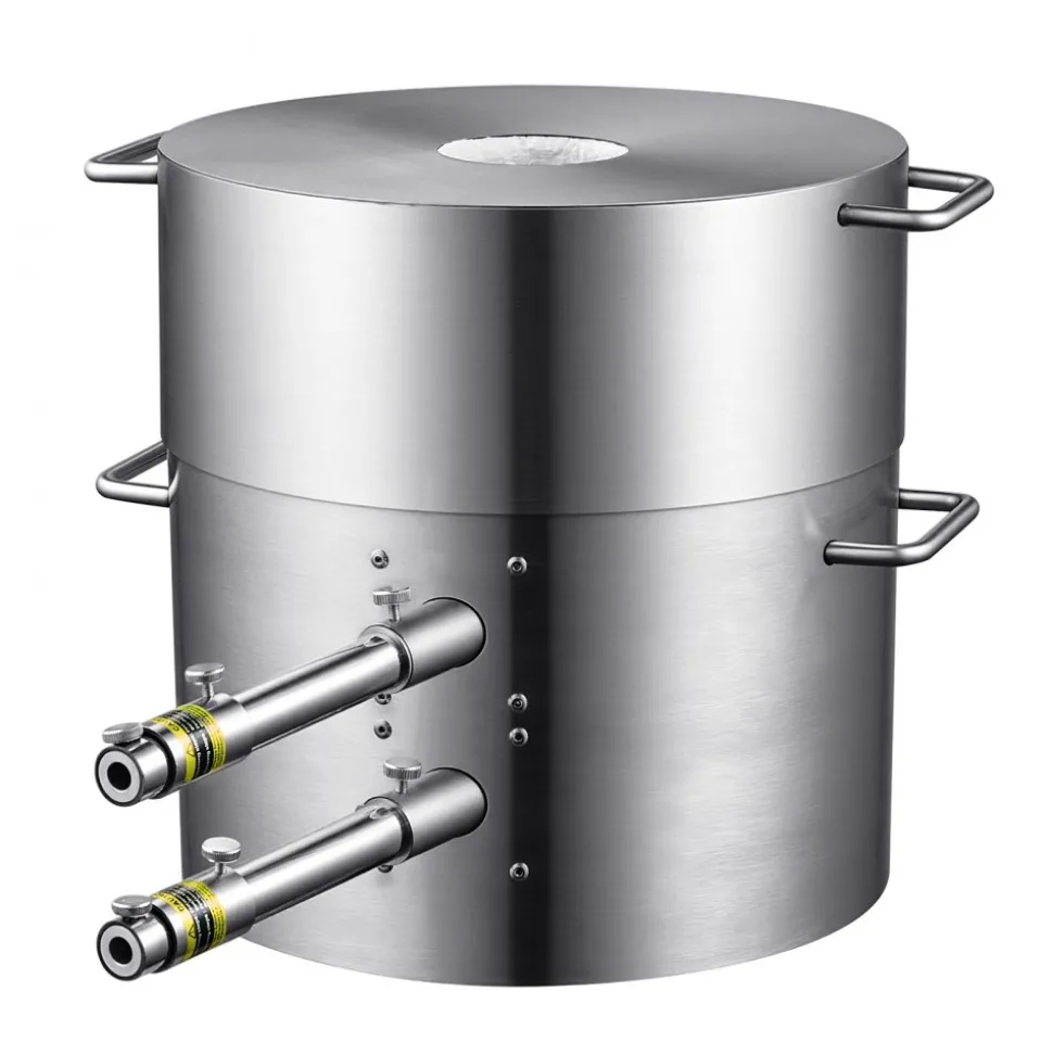 VEVOR Propane Melting Furnace Kit, 16KG/35lbs Gas Metal Melting Furnace Kit, Dual Burner Foundry Home Kiln with Crucibles and Tongs, Smelting Casting Tool for Gold Silver Copper Aluminum Metal Recycle