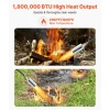 VEVOR Propane Torch Weed Burner, High Output 1,800,000 BTU with 10 ft Hose, Heavy Duty Blow Torch with Adjustable Flame and Turbo Trigger Push Button Igniter, Flamethrower Kit for Garden Ice Snow Road