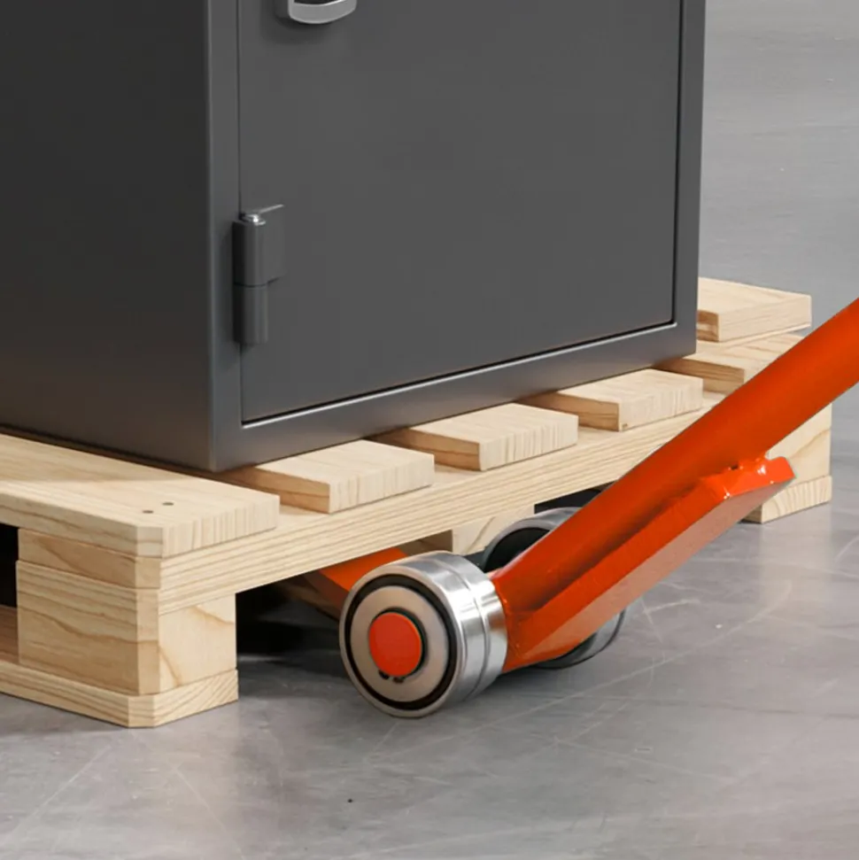 VEVOR Prylever Bar, 6600 lbs Weight Capacity, 56 Inch Carbon Steel Handle Lever Dolly, Pry Lever Bar with Wheels for Large Pallets, Heavy Items, Concrete Blocks, Heavy Duty Equipment Handling, 2 Pack