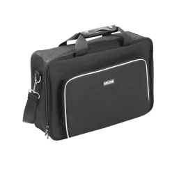 VEVOR PS5 Carrying Case, Travel Bag for Playstation 5 & PS5 Slim Waterproof Nylon, Soft Interior Lining & Padded Dividers for Extra Protection, Spacious Design with Carry Handle for Storage, Home