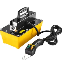 VEVOR 10,000PSI Air Hydraulic Pump, 0.42 Gal Reservoir, NPT 3/8 In Oil Outlet, NPT 1/4 In Inlet, Aluminum Shell Air Actuated Treadle Foot Pump, for Automobile Repair Frame Machine & Hydraulic Press