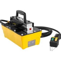 VEVOR 10,000PSI Air Hydraulic Pump, 0.42 Gal Reservoir, NPT 3/8 In Oil Outlet, NPT 1/4 In Inlet, Aluminum Shell Air Actuated Treadle Foot Pump, for Automobile Repair Frame Machine & Hydraulic Press