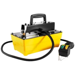 VEVOR 10,000PSI Air Hydraulic Pump, 0.42 Gal Reservoir, NPT 3/8 In Oil Outlet, NPT 1/4 In Inlet, Aluminum Shell Air Actuated Treadle Foot Pump, for Automobile Repair Frame Machine & Hydraulic Press