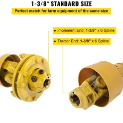 VEVOR PTO Shaft, 1-3/8