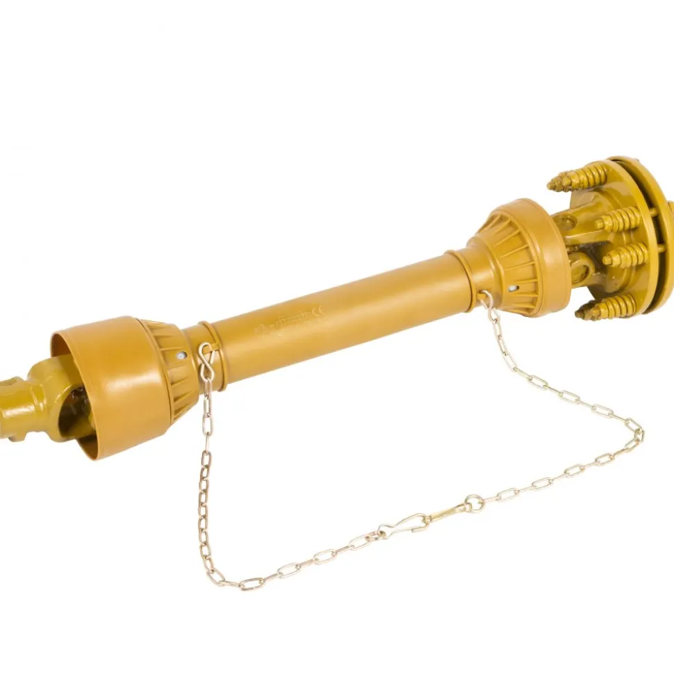 VEVOR PTO Shaft, 1-3/8" PTO Drive Shaft, 6 Spline Both Ends PTO Driveline Shaft, Series 5 Tractor PTO Shaft, 43"-57" Brush Hog PTO Shaft, Black PTO Shaft with Slip Clutch for Bush Hog/Finish Mower