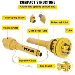 VEVOR PTO Shaft, 1-3/8