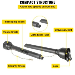VEVOR PTO Shaft 1 3/8