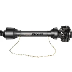 VEVOR PTO Shaft, 1-3/8” 6 Spline Tractor and Implement Ends PTO Driveline Shaft, Series 4 Tractor PTO Shaft, 43”-59” Brush Hog PTO Shaft with Slip Clutch Black, for Finish Mower, Rotary Cutter