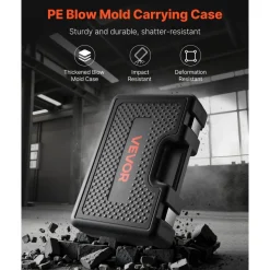 VEVOR Pull and Press Sleeve Kit, 36 PCS, Steel Bush Removal Insertion Sleeve Tools with Carrying Case, Compatible with LCV and HGV Engines, for Removing and Installing Bushings, Bearings, and Seals