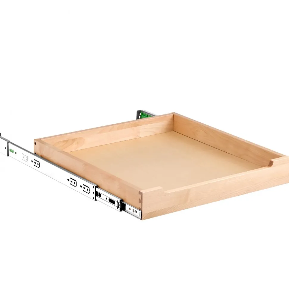 VEVOR Pull Out Cabinet Organizer, 20"W x 21"D Cabinet Drawer, Soft Close Slide out Shelf, Heavy-Duty Sliding Wood Drawer, Bottom and Side Assembly Base Cabinet Organization for Kitchen Pantry Bathroom