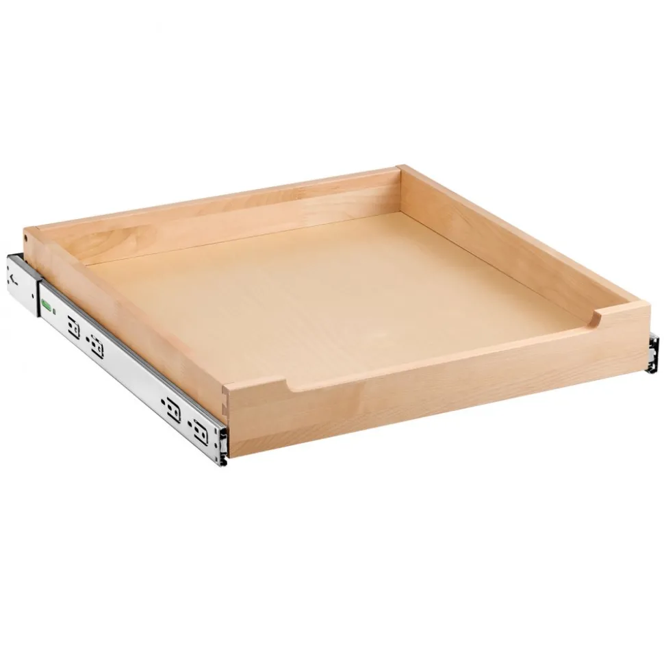 VEVOR Pull Out Cabinet Organizer, 20"W x 21"D Cabinet Drawer, Soft Close Slide out Shelf, Heavy-Duty Sliding Wood Drawer, Bottom and Side Assembly Base Cabinet Organization for Kitchen Pantry Bathroom