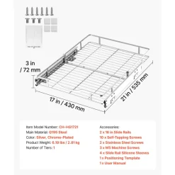VEVOR Pull Out Cabinet Organizer 16.93
