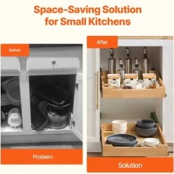 VEVOR Pull Out Cabinet Organizer, 17