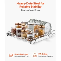 VEVOR Pull Out Cabinet Organizer 19.69