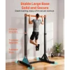 VEVOR Pull Up Bar, 330LBS Capacity Portable Pullup Bar Station, Pullup Bars Free Standing with H-Frame Structure & Heavy-Duty Steel Tube, 8 Level Height Adjustment Gravity Fitness for Arms Back Chest