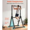 VEVOR Pull Up Bar, 330LBS Capacity Portable Pullup Bar Station, Pullup Bars Free Standing with Triangular Structure & Heavy-Duty Steel Tube, 9 Level Height Adjustment Gravity Fitness for Arms, Back