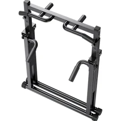 VEVOR Pull Up Bar, 330LBS Capacity Portable Pullup Bar Station, Pullup Bars Free Standing with Triangular Structure & Heavy-Duty Steel Tube, 9 Level Height Adjustment Gravity Fitness for Arms, Back