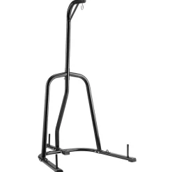 VEVOR Punching Bag Stand, Steel Heavy Duty Workout Equipment, Boxing Punching Bag Stand, Holds Up to 140 lbs, Freestanding Sandbag Rack with Weighted Base, Training Equipment for Home Gym Fitness