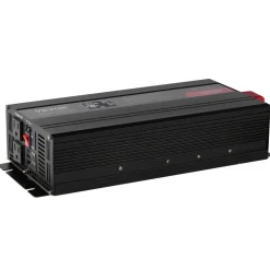 VEVOR Pure Sine Wave Inverter Charger, 5000 Watt, DC 24V to AC 120V Power Inverter with LCD Display, Remote Control, Solar Inverter for Off-Grid Solar RV Boat Home, Compatible with Various Batteries