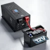 VEVOR Pure Sine Wave Inverter Charger, 3000W, DC 12V to AC 120V Power Inverter with LCD Display, Remote Control, Low Frequency, for RV Camper Home, Compatible with 12V LiFePO4 and Lithium Batteries