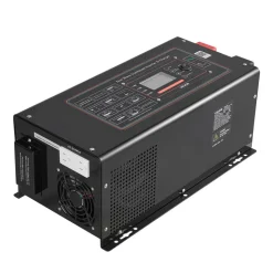 VEVOR Pure Sine Wave Inverter Charger, 3000W, DC 12V to AC 120V Power Inverter with LCD Display, Remote Control, Low Frequency, for RV Camper Home, Compatible with 12V LiFePO4 and Lithium Batteries
