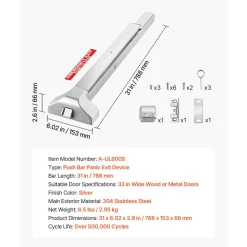 VEVOR Push Bar Panic Exit Device, 31
