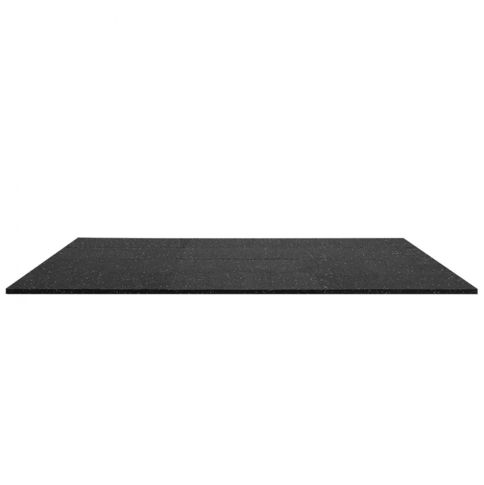VEVOR Puzzle Exercise Mat, 12 PCS Fitness Equipment Mats, 24 x 24 x 0.79 in, High-Density EVA Foam Mats Set, Interlocking Rubber Soft Tiles, Protective Floor Padding with Gray Dots for Home Gym Office