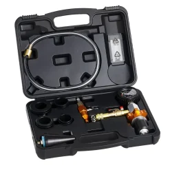 VEVOR Radiator Vacuum Refill Kit, Automotives Cooling System Vacuum & Purge Fill Tool with Gauge, Portable Radiator Coolant Filling Kit with Toolbox, Universal Fit for Most Cars Vans SUVs and Trucks