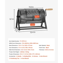 VEVOR Raffle Ticket Spinner, 11.6