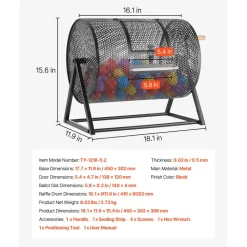 VEVOR Raffle Ticket Spinner, 16.1