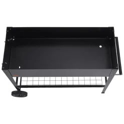 VEVOR Raised Garden Bed, 42.5 x 19.5 x 31.5 inch Galvanized Metal Planter Box, Elevated Outdoor Planting Boxes with Legs, for Growing Flowers/Vegetables/Herbs in Backyard/Garden/Patio/Balcony, Black