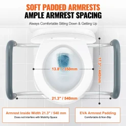 VEVOR Raised Toilet Seat, 3.5
