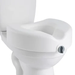 VEVOR Raised Toilet Seat, 350 lbs Capacity, 5-Inch Lift Height, Commode Elevated Toilet Seat Riser with Enlarged Opening for Seniors, Elderly, Handicap, Disabled, Adults, Fits Elongated & Round Bowl