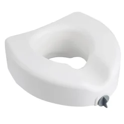 VEVOR Raised Toilet Seat, 350 lbs Capacity, 5-Inch Lift Height, Commode Elevated Toilet Seat Riser with Enlarged Opening for Seniors, Elderly, Handicap, Disabled, Adults, Fits Elongated & Round Bowl