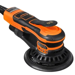 VEVOR Random Orbital Sander 5 & 6-Inch, 350W Brushless Orbital Sander, 10,000 PRM 6 Variable Speed Electric Palm Sander with 20PCS Sandpapers, Dust Connector & Hose for Woodworking Detailing Sanding