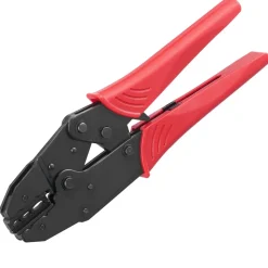 VEVOR Ratcheting Crimping Tool Set For Insulated Electrical Connectors AWG22-10 with Wire Stripper and 210pcs Heat Shrink Tubes Labor-Saving Ratcheting Wire Crimp Pliers