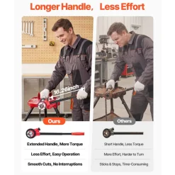 VEVOR Ratchet Pipe Threader Kit with 7 Dies, 3/8