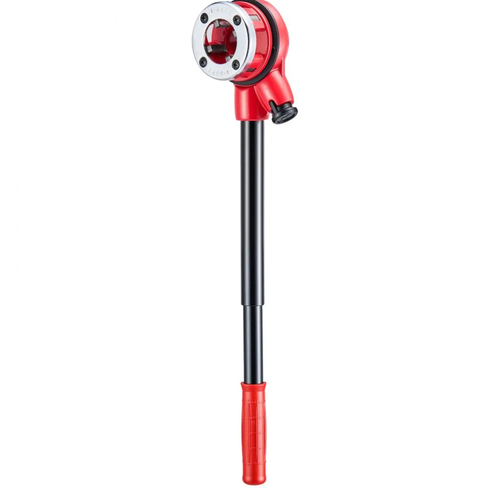 VEVOR Ratchet Pipe Threader Kit with 3 Dies, 1/2" BSPT, 3/4" BSPT, 1" BSPT Manual Ratcheting Pipe Threading Tool, Portable Pipes Threader Set with Toolbox for Plumbing Installation & Repair