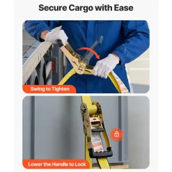 VEVOR Ratchet Tie Down Straps (10PK), 10000 lb Break Strength, Endless Ratchet with 10 Premium 2