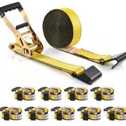 VEVOR Ratchet Tie Down Straps (10PK), 10000 lb Break Strength, Endless Ratchet with 10 Premium 2