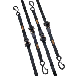 VEVOR Ratchet Tie Down Straps (4PK), 2200 lb Max Break Strength, Includes 4 Premium 1