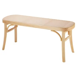 VEVOR Rattan Bench, 43.3