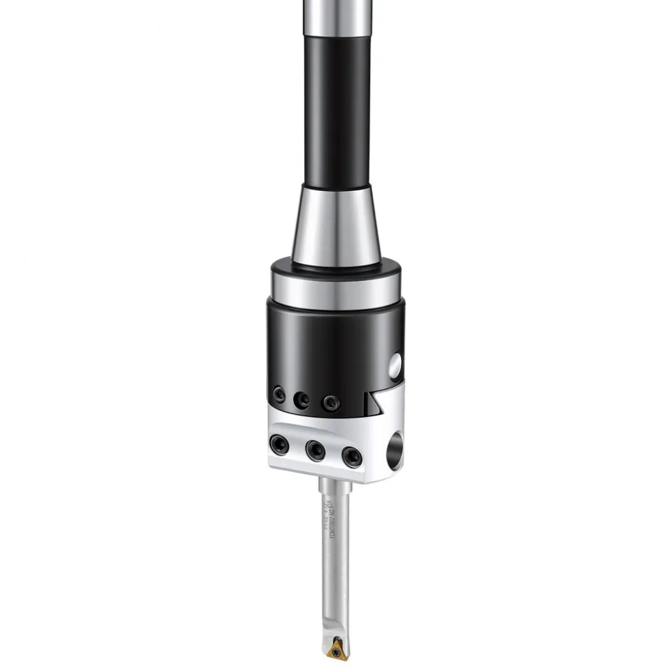 VEVOR R8 Boring Head 2-Inch Indexable 8 Piece Boring Bar Set with R8 Shank, for Milling Machine Drill Press, 7/16" to 4-1/2", Precision Bore Diameter Adjustment, Hardened & Ground, Labeled Storage Box