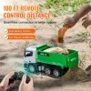 VEVOR RC Dump Truck Toy, 9-Channel 1:18 Scale, Remote Control Dump Truck RC Construction Vehicle Truck Toy with Light & 2 Rechargeable Batteries Birthday Gift for Toddlers Kids Boys and Girls Age 8+