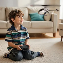 VEVOR RC Helicopter, 2.4GHz Single Propeller Remote Control Helicopter with Gyro, 4-Channel RC Airplane for Beginner, 39 Min Flight Time, One-Key Takeoff/Landing, Toys for Kids Ages 8 and up