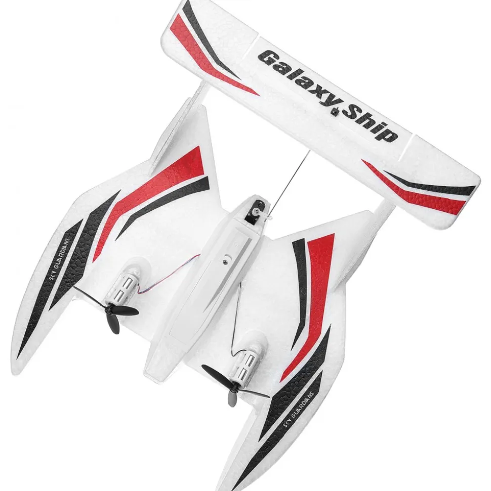 VEVOR RC Plane, 2.4GHZ 3 Channel Remote Control Airplane with 6-Axis Gyro Stabilizer, Ready to Fly Amphibious Aircraft Plane Toy with 2 Batteries, Easy to Fly RC Glider for Adults Kids Beginners Boys