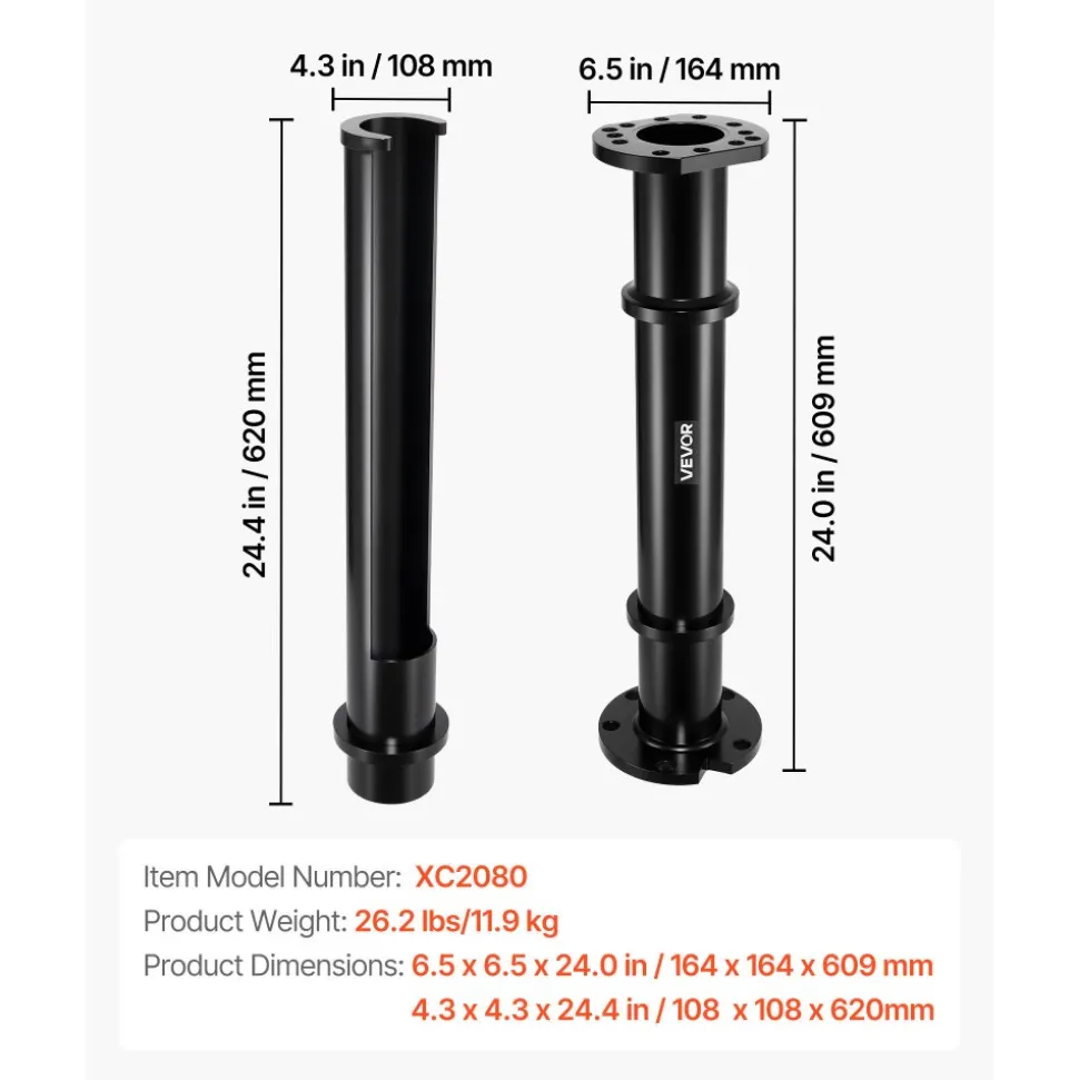 VEVOR Rear Axle Bearing Puller Tool, Compatible with 1998-2008 Toyota Land Cruiser, 1995-2016 Tacoma 1993-1998 T-100, Rear Axle Shaft Bearing Puller for Mitsubishi and Isuzu Models with Backing Plates