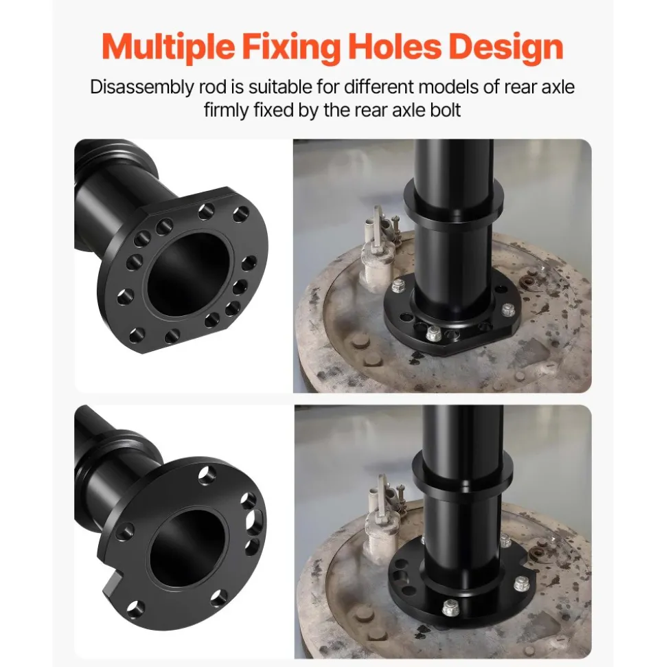 VEVOR Rear Axle Bearing Puller Tool, Compatible with 1998-2008 Toyota Land Cruiser, 1995-2016 Tacoma 1993-1998 T-100, Rear Axle Shaft Bearing Puller for Mitsubishi and Isuzu Models with Backing Plates
