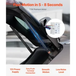 VEVOR Rear Left & Right Tailgate Power Lift Support, Compatible with 2014-2020 Nissan Rogue/X-Trail, Electric Tailgate Liftgate Power Hatch Shock Strut Replace OE# 905614BA4A 90561-4BA4A (2PCS)